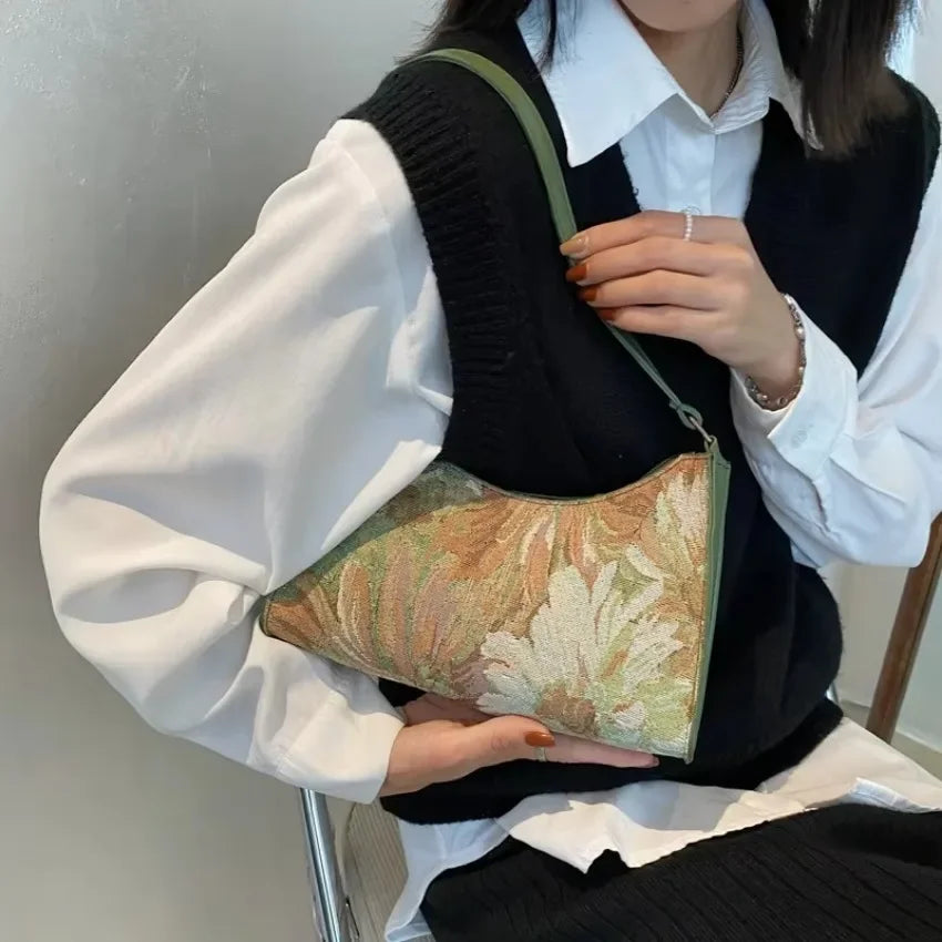 Margot Canvas Shoulder Bag