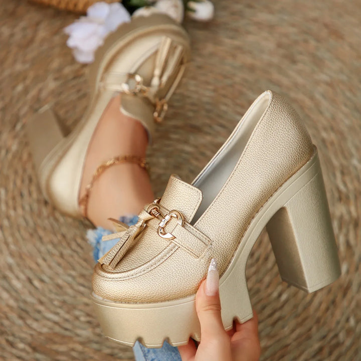 Zarela Platform Loafers