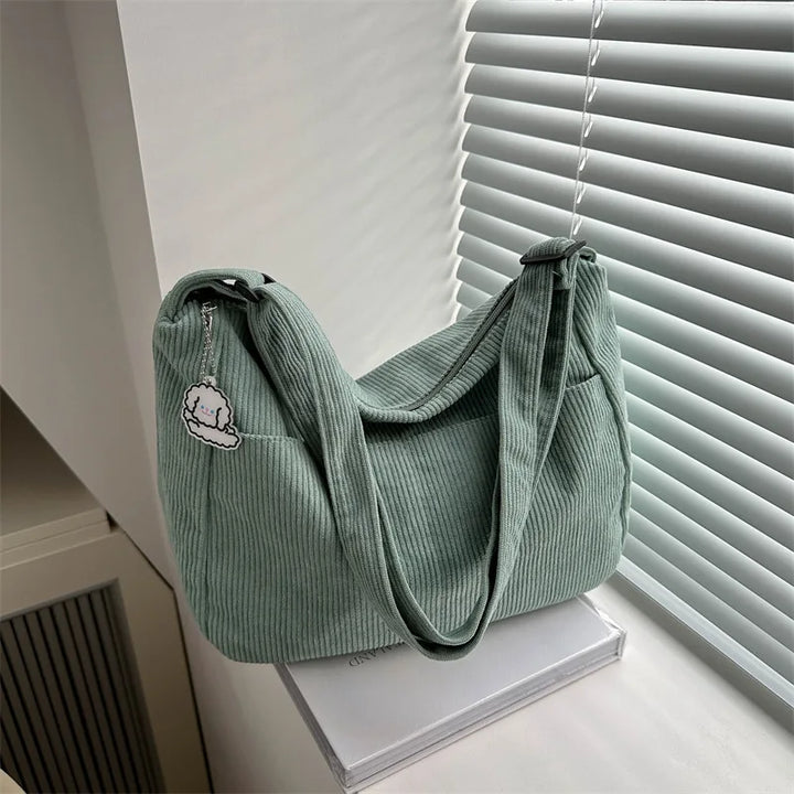Lillian Corduroy Shoulder Bag