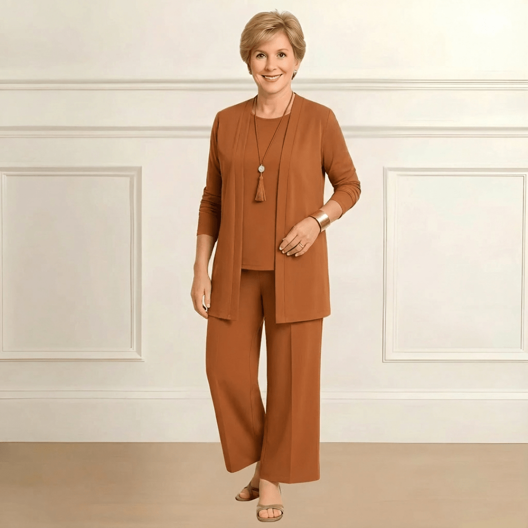 Rosy Cardigan, Top & Pants Set Bestseller